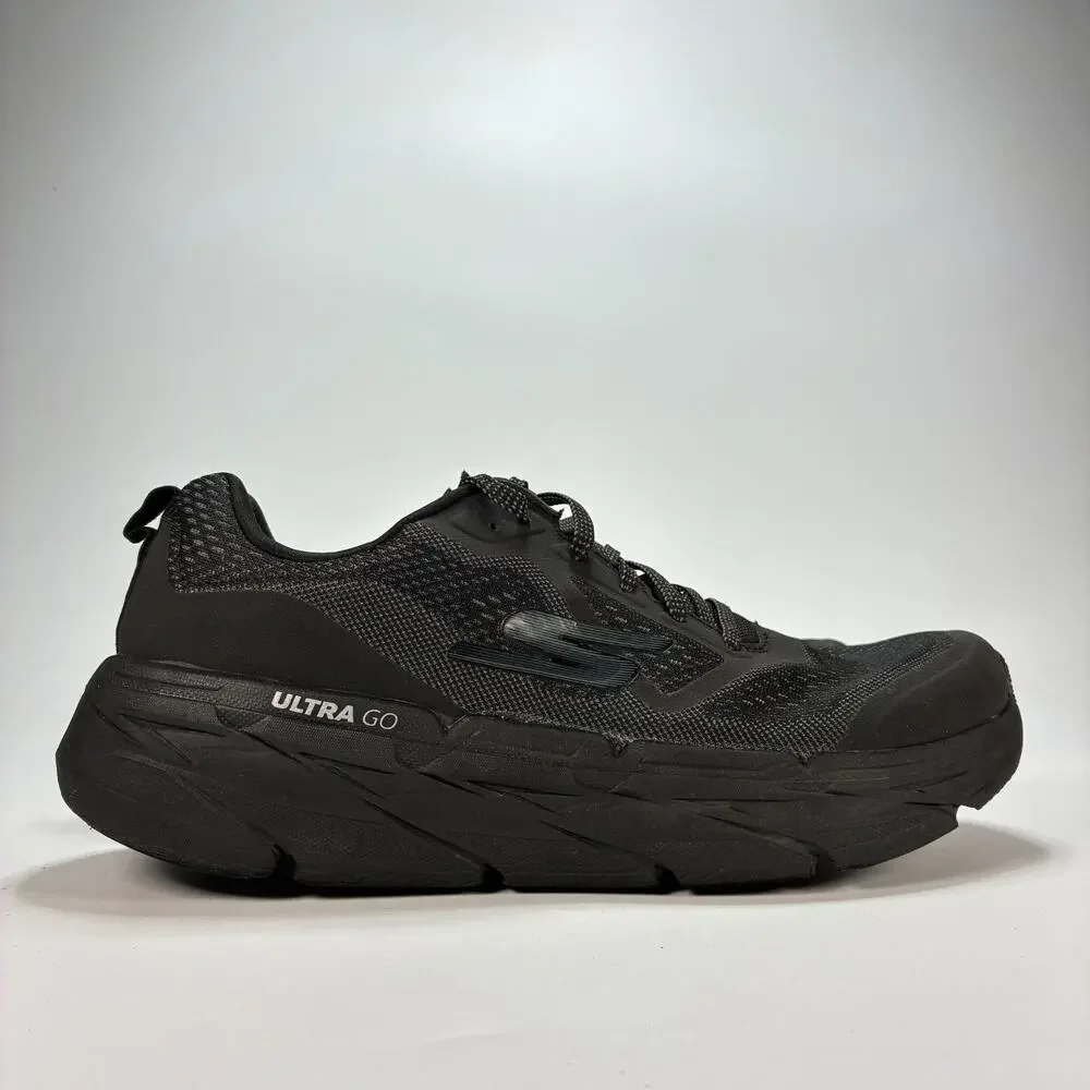 Skechers Max Cushion Black Running Walking Shoes Extra Wide 54450EWW Mens Size 9